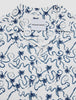 Seersucker Short Sleeve Shirt Navy Palms