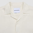 Seersucker Short Sleeve Shirt Off White