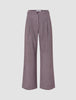 Serene Set Pink Winery Herringbone Short Jacket and Pants Wide