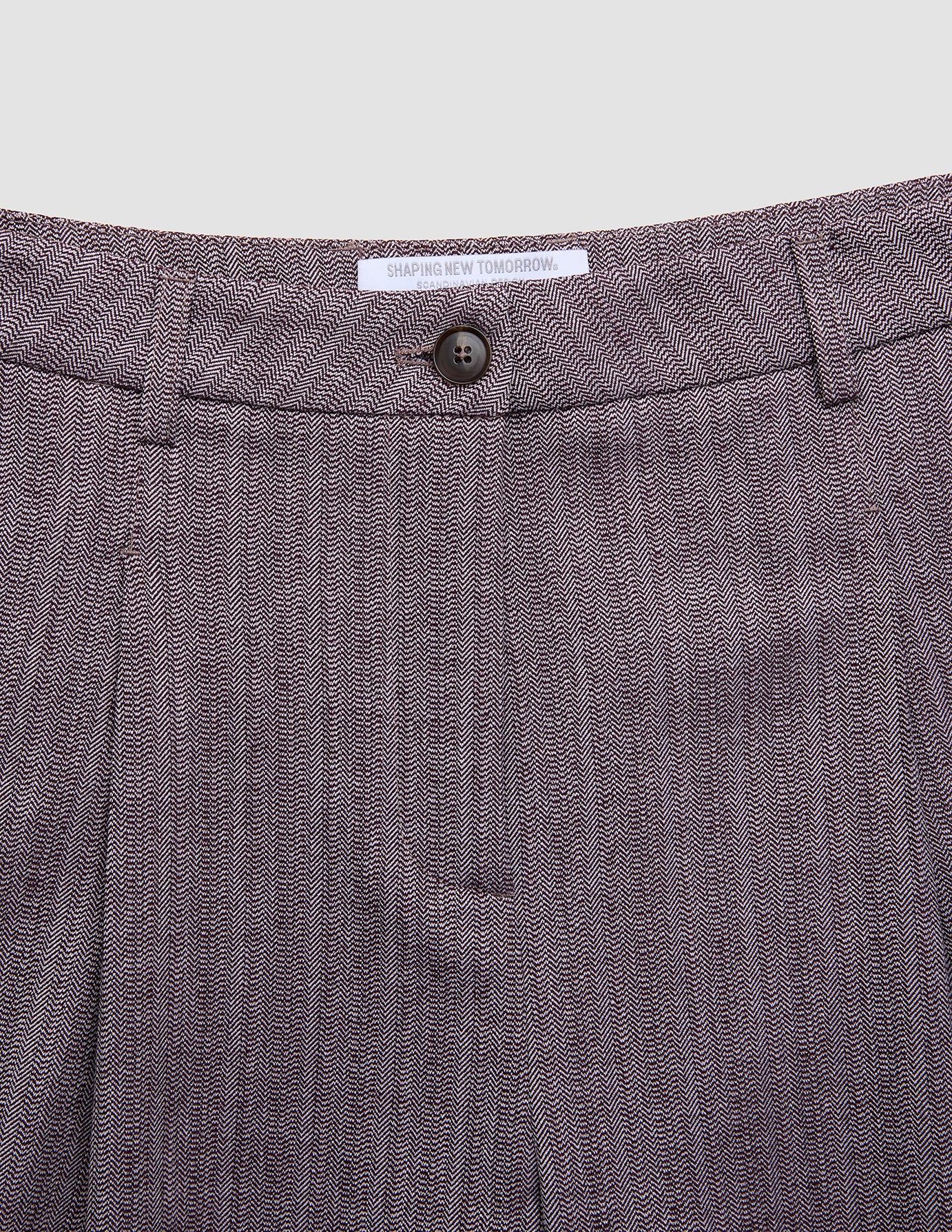 Women Serene Pants Wide Pink Winery Herringbone