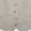 Women Serene Short Vest Burnt Sugar Herringbone