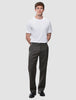 Siena Pants Relaxed Fit Herringbone Dark Brown
