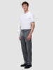 Siena Pants Relaxed Fit Herringbone Grey