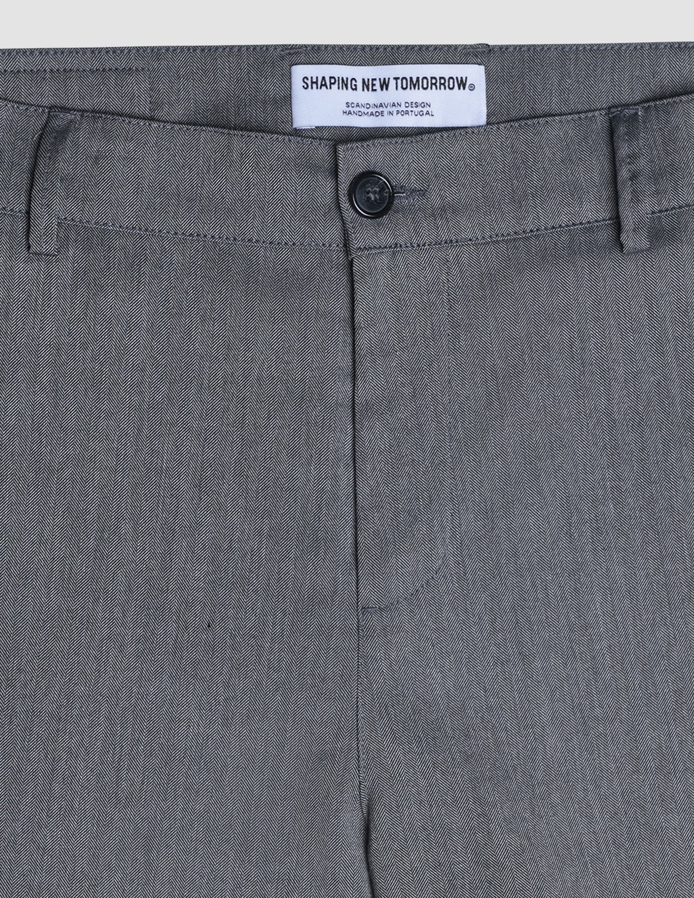 Siena Pants Relaxed Fit Herringbone Grey