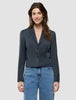 Women Skye Short Blazer Charcoal Melange