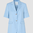 Women Skye Short Sleeved Blazer Blue Haze