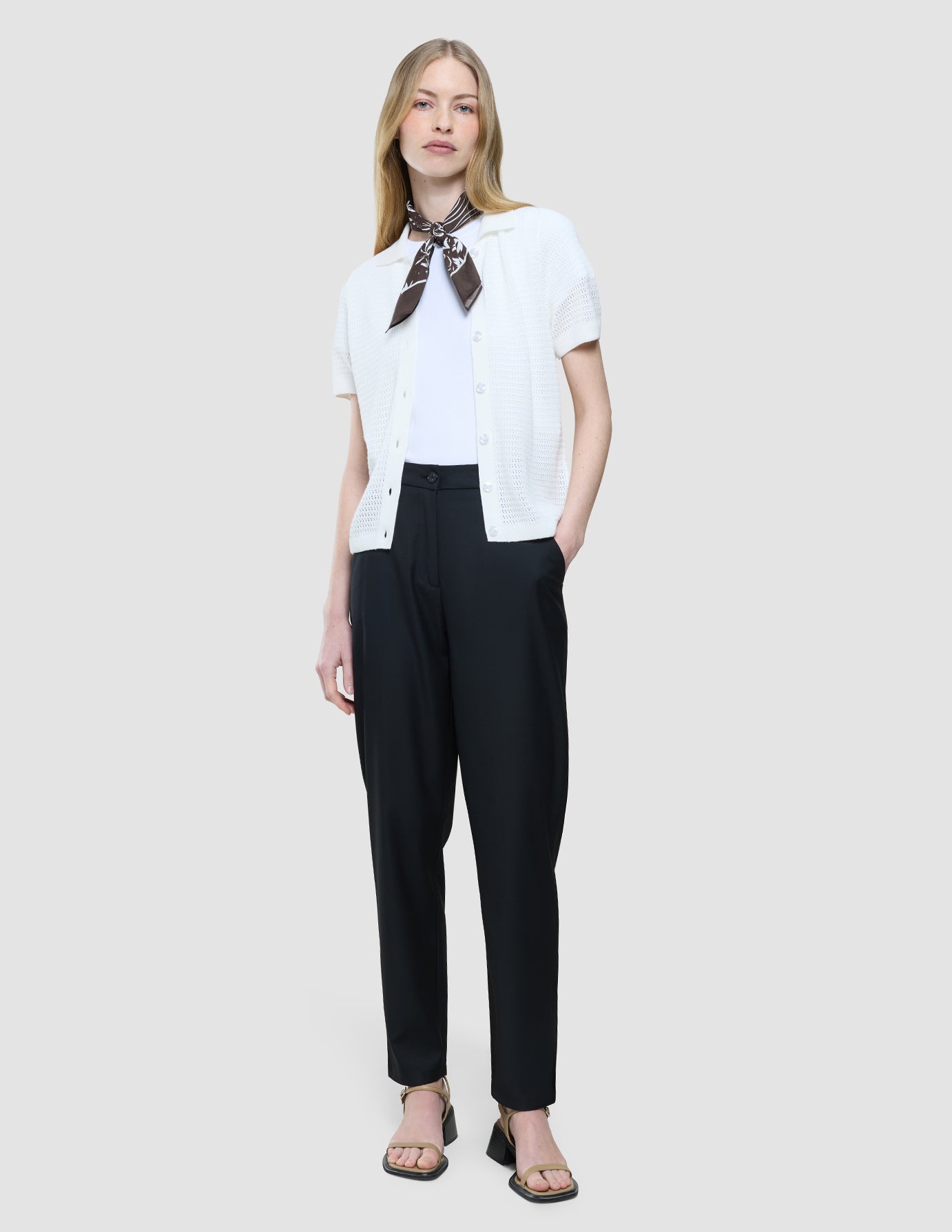 Women Skye Pants Tapered Black