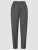 Women Skye Pants Tapered Charcoal Melange