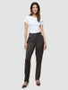 Women Skye Pants Tapered Dark Chestnut Melange