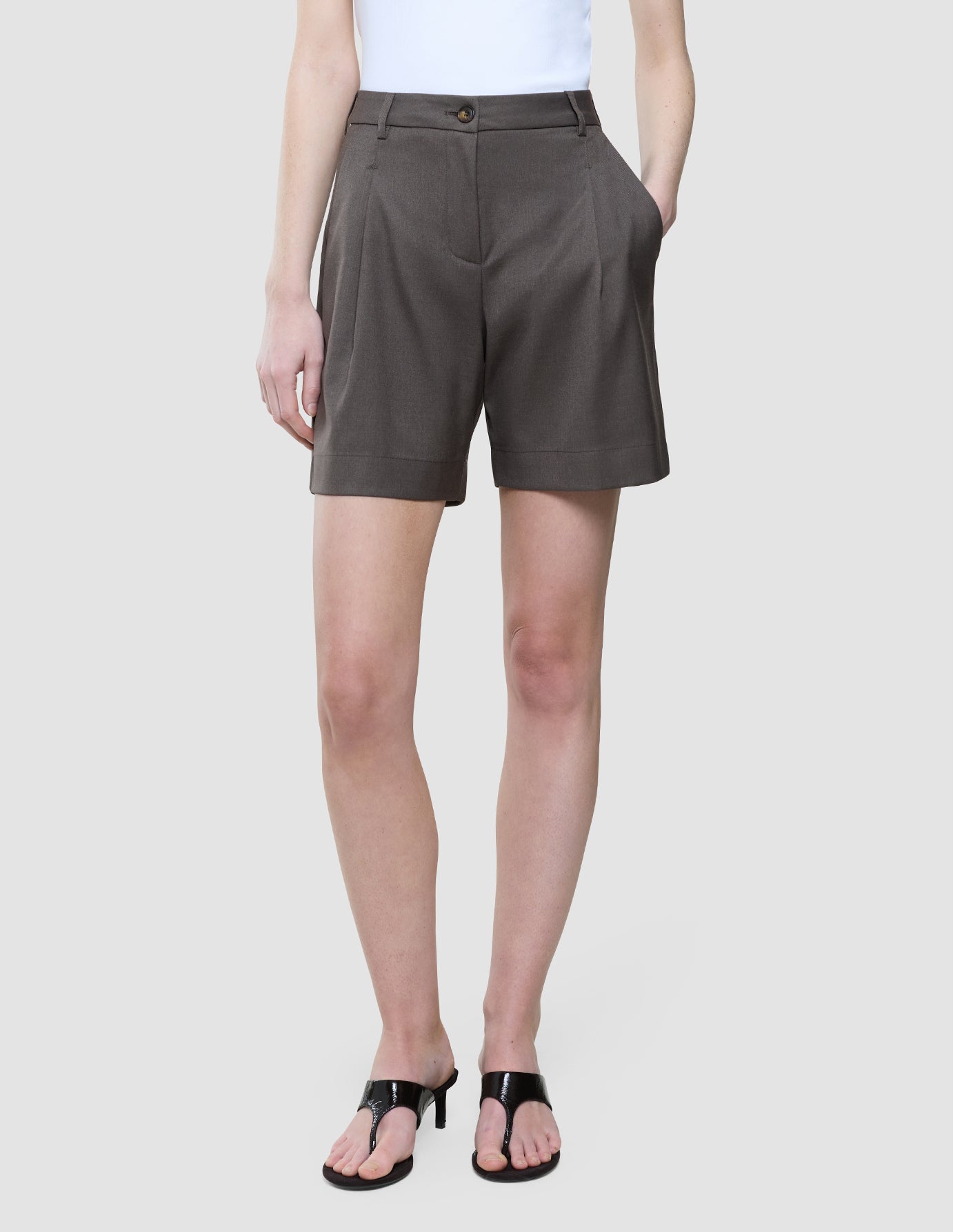 Women's Skye Shorts Dark Chestnut Melange