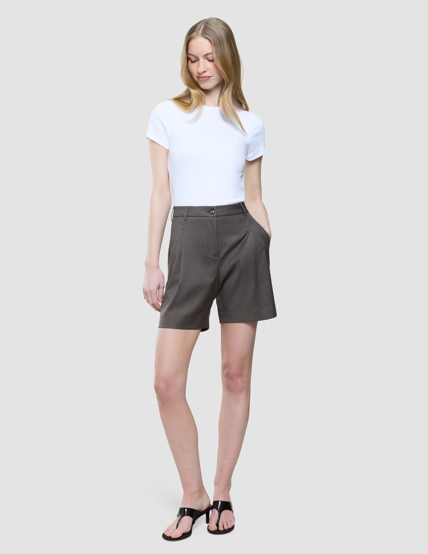 Women's Skye Shorts Dark Chestnut Melange