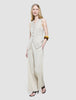 Women's Skye Long Vest Sandy Beige Melange