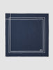 Soft Cotton Bandana Navy Square