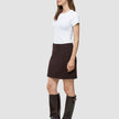 Women Sorae Short Skirt Espresso