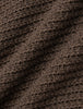 Structured Knit Cardigan Dark Brown