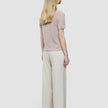 Women Structured Polo Sandy Beige