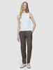 Women's Structured Knit Top Off White