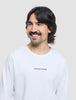 Supima Autograph Long-Sleeved T-Shirt White