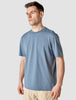 Supima T-shirt Box Fit Blue Mirage