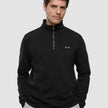 Sweat Half Zip Black