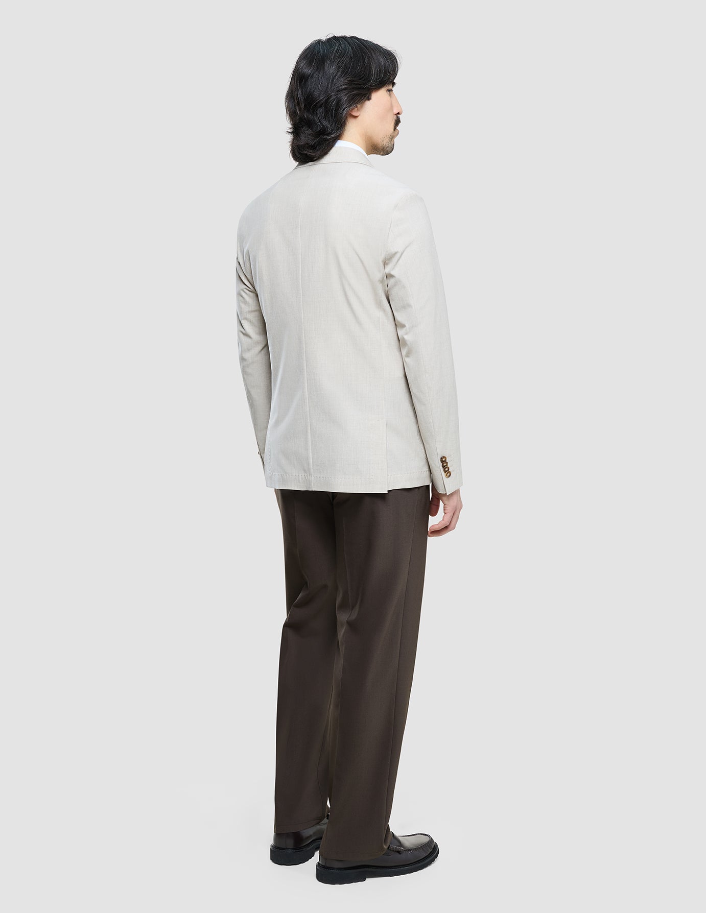 Tech Linen Blazer Sandshell