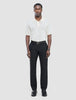 Tech Linen Elastic Pants Black