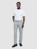 Tech Linen Elastic Pants Charcoal