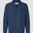 Tech Wool Overshirt Navy