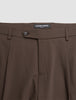 Tech Wool Suit Pants Regular Cocoa Brown