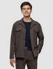 Tech Wool Overshirt Cocoa Brown