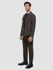 Tech Wool Overshirt Cocoa Brown