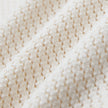 Textured Knitted Short Sleeve Polo Shirt Buttercream