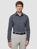 Travel Shirt Charcoal Grey Slim