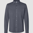 Travel Shirt Charcoal Grey Slim