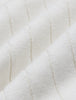 V-Neck Knit Short Sleeve Polo White