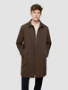 Waterproof Trench Coat Dark Brown