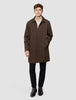Waterproof Trench Coat Dark Brown