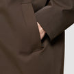 Waterproof Trench Coat Dark Brown