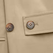 Women Waterproof Trench Coat Short Sand Grain