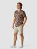 Bowling Short Sleeve Shirt Subtle Flowers