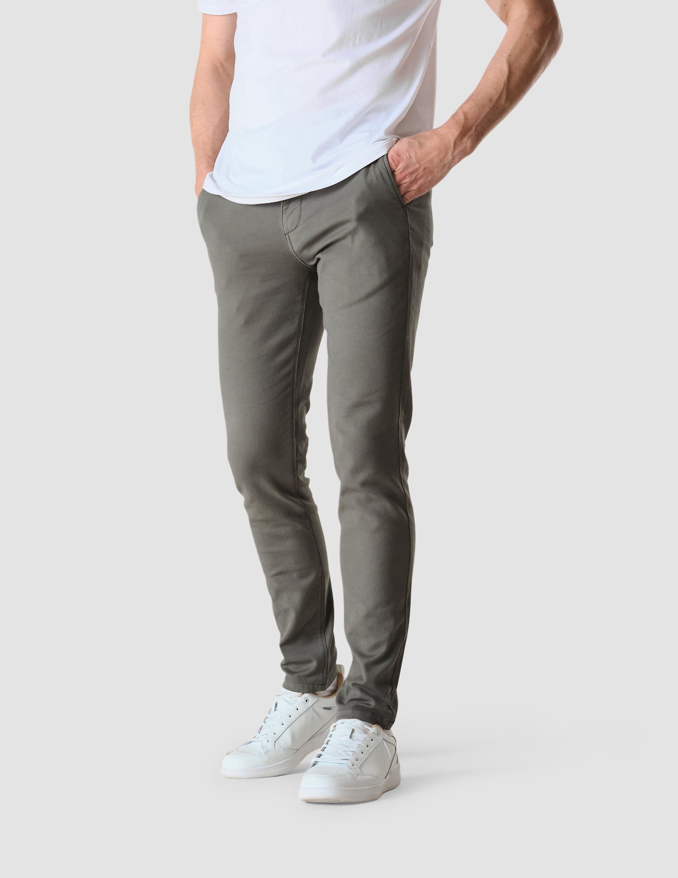 Classic Pants Slim Limestone