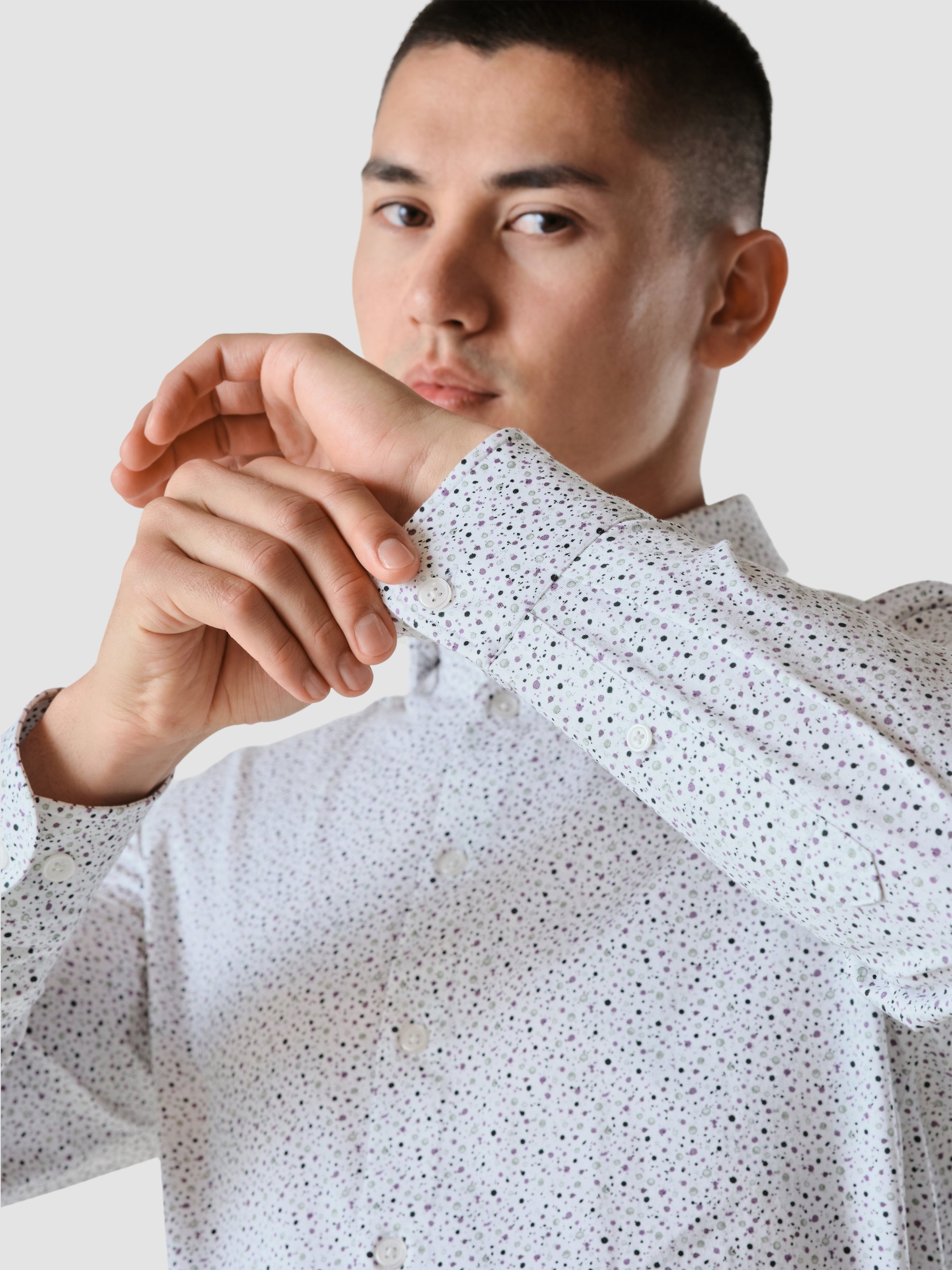 Classic Shirt Rain Drops Slim