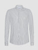 Classic Shirt Black Stripes Slim