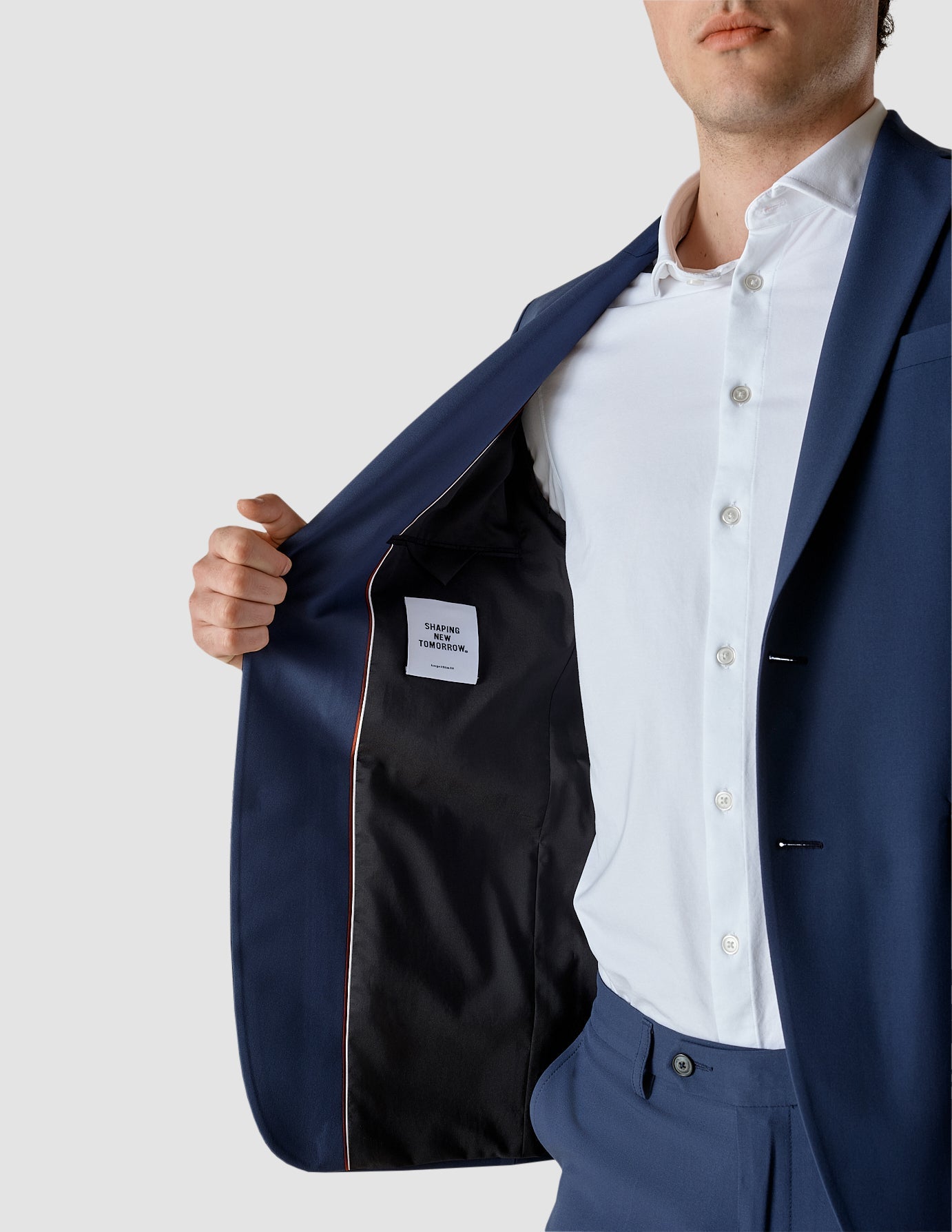 Essential Blazer Regular Marine Blue