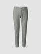 Tech Linen Elastic Pants Charcoal