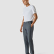 Tech Linen Elastic Pants Navy