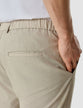 Tech Linen Elastic Pants Sandshell