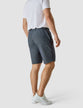 Tech Linen Elastic Shorts Navy